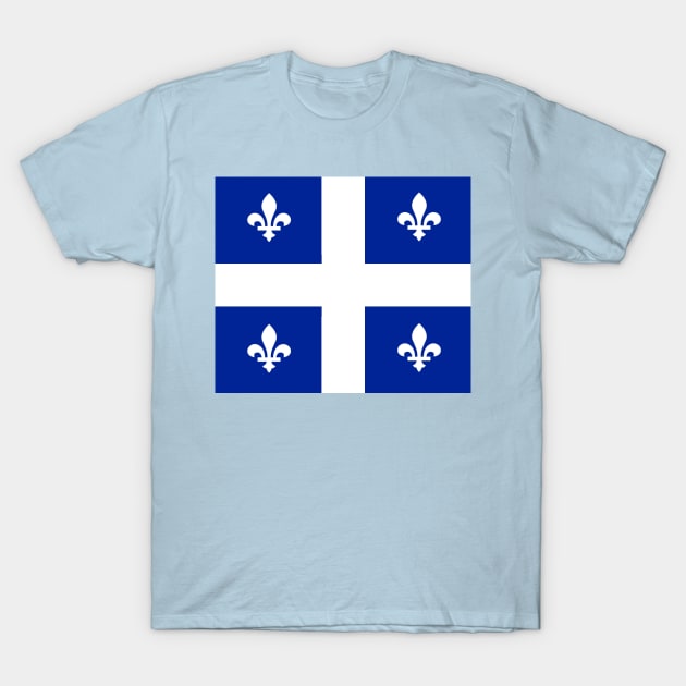 Quebec Flag T-Shirt by flag for all